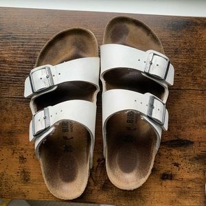 Size 36 leather Birkenstocks